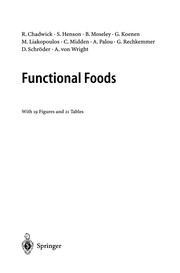Cover of Functional Foods by Ruth Chadwick