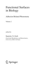Front cover of Functional Surfaces in Biology by Stanislav Gorb