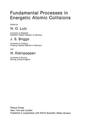 Front cover of Fundamental Processes in Energetic Atomic Collisions by H. O. Lutz