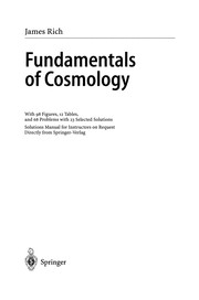 Front cover of Fundamentals of Cosmology by James Rich