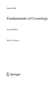 Cover of Fundamentals of Cosmology by James Rich