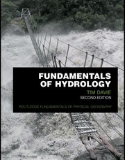 Front cover of Fundamentals of hydrology by Tim Davie