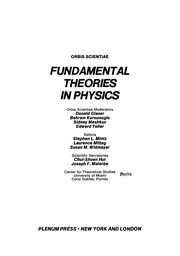 Cover of Fundamental Theories in Physics by Stephan L. Mintz