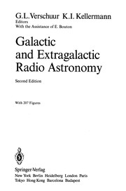 Front cover of Galactic and Extragalactic Radio Astronomy by Gerrit L. Verschuur