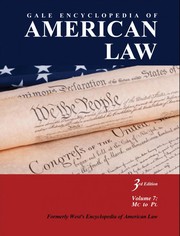 Cover of Gale Encyclopedia of American Law by Donna Batten