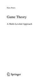 Cover of Game Theory by Hans Peters