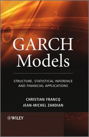 Cover of GARCH models by Christian Francq