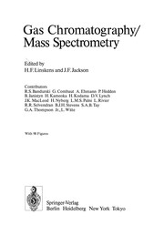 Cover of Gas Chromatography/Mass Spectrometry by H. F. Linskens