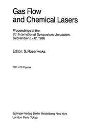 Front cover of Gas Flow and Chemical Lasers by S. Rosenwaks
