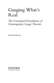 Front cover of Gauging what's real by Richard Healey