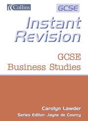 Cover of GCSE business studies by Carolyn Lawder