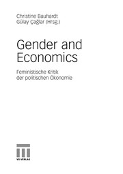 Front cover of Gender and Economics by Christine Bauhardt