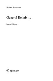 Cover of General Relativity by Norbert Straumann