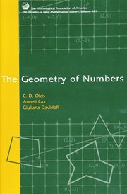 Front cover of The geometry of numbers by C. D. Olds