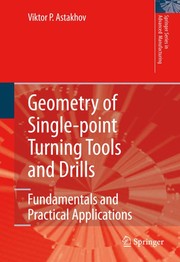 Front cover of Geometry of single-point turning tools and drills by Viktor P. Astakhov