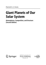 Front cover of Giant Planets of Our Solar System by Patrick Irwin
