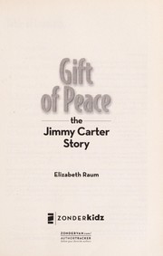 Front cover of Gift of peace by Elizabeth Raum