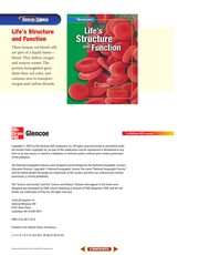 Cover of Life's structure and function by National Geographic Society (U.S.). Educational Services