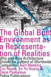 Front cover of The global built environment as a representation of realities by Aart J. J. Mekking