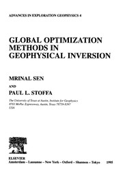 Cover of Global optimization methods in geophysical inversion by Mrinal K. Sen