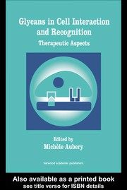 Cover of Glycans in cell interaction and recognition by Michele Aubrey