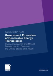 Front cover of Government Promotion of Renewable Energy Technologies by Katrin Jordan-Korte