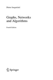 Cover of Graphs, Networks and Algorithms by Dieter Jungnickel