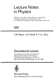 Front cover of Gravitational lenses by Bernard F. Burke