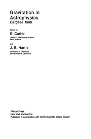 Cover of Gravitation in Astrophysics by B. Carter