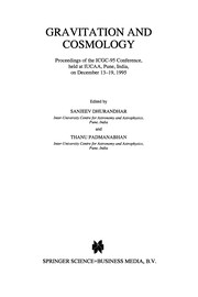 Front cover of Gravitation and Cosmology by Sanjeev Dhurandhar