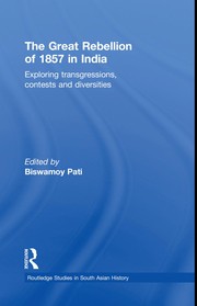 Cover of The Great Rebellion of 1857 in India by Biswamoy Pati