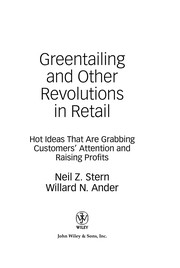 Cover of Greentailing and other revolutions in retail by Neil Z. Stern