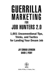 Front cover of Guerrilla marketing for job-hunters 2.0 by Jay Conrad Levinson