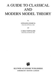 Cover of A guide to classical and modern model theory by A. Marcja