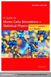 Front cover of A guide to Monte Carlo simulations in statistical physics by David P. Landau