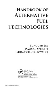 Front cover of Handbook of alternative fuel technologies by Sunggyu Lee