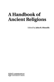 Front cover of A handbook of ancient religions by John R. Hinnells
