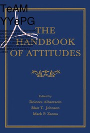 Front cover of The handbook of attitudes by Blair T. Johnson