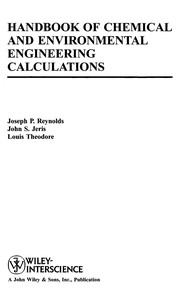 Front cover of Handbook of chemical and environmental engineering calculations by Joseph P. Reynolds