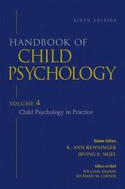 Front cover of Handbook of child psychology by K. Ann Renninger