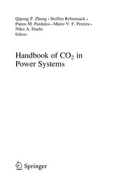 Front cover of Handbook of CO₂ in Power Systems by Qipeng P. Zheng