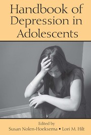 Cover of Handbook of depression in adolescents by Susan Nolen-Hoeksema