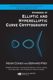 Front cover of Handbook of elliptic and hyperelliptic curve cryptography by Henri Cohen