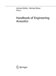 Front cover of Handbook of Engineering Acoustics by Gerhard Müller