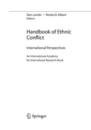 Cover of Handbook of ethnic conflict by Dan Landis