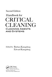 Front cover of Handbook for critical cleaning by Barbara Kanegsberg