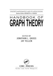 Front cover of Handbook of graph theory by Jonathan L Gross