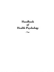 Cover of Handbook of health psychology by Andrew Baum