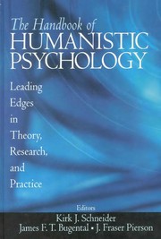 Front cover of The handbook of humanistic psychology by Bugental, James F. T