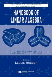 Front cover of Handbook of linear algebra by Leslie Hogben